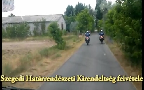 Motoros rendőrök is őrzik a schengeni határt - videóval