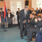 Alakuló ülés és zászlófelvonás Makón