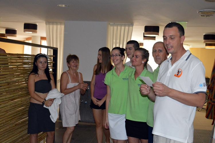 Szaunamesterek versenye a Hagymatikumban