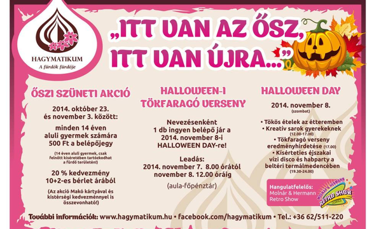 Hagymatikum: Itt van az ősz, itt van újra...