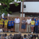 Állófogadás a Kálvin eredményes versenyzőinek.