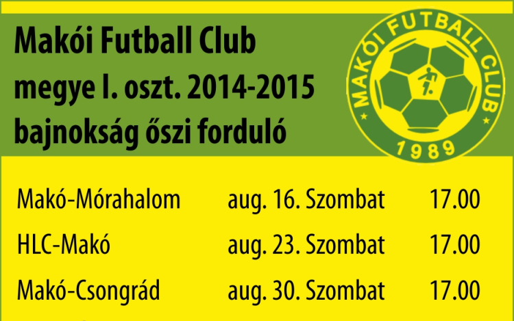 Hazai környezetben, a Mórahalom ellen vívja első bajnoki mérkőzését a Makó FC