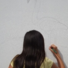 A makói óvoda falát festik a művésztelep diákjai