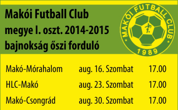 Hazai környezetben, a Mórahalom ellen vívja első bajnoki mérkőzését a Makó FC