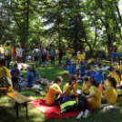 Hatszáz makói diák a Füvészkertben.