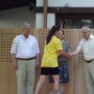 Állófogadás a Kálvin eredményes versenyzőinek.