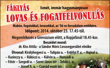 Fáklyás Lovas és Fogatfelvonulás Makón