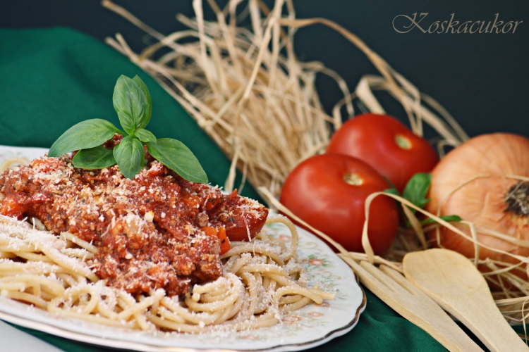 Bolognai szószos spaghetti
