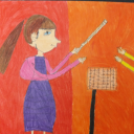 A makói Magán Zeneiskola országos pályázatának a kiállítása.