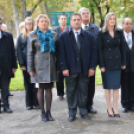 Alakuló ülés és zászlófelvonás Makón