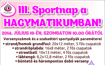III. Hagymatikum Sportnap:Péntekig lehet jelentkezni