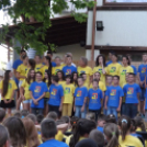 Állófogadás a Kálvin eredményes versenyzőinek.