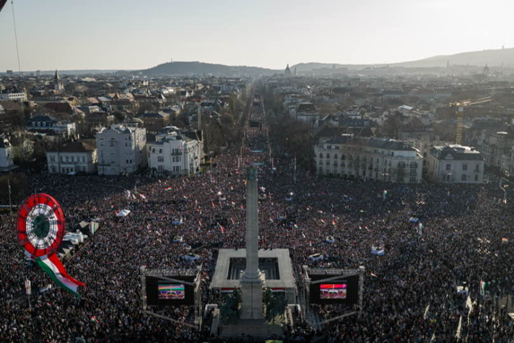 Március 15. - Magyar Péter: a hazánk a Nyugat része