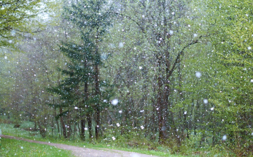 Szerda estig lehet havazás a Dél-Dunántúlon