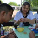 Kézműves udvar a makói Pápay Endre Oktatási Intézményben