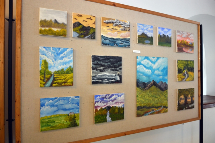 Ifjú alkotók kiállítása a Hagymaházban