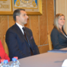 Alakuló ülés és zászlófelvonás Makón