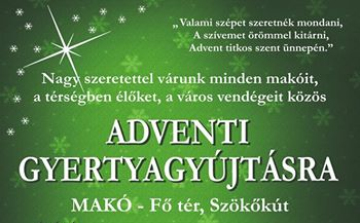 Közeleg a Karácsony: Vasárnap a harmadik adventi gyertyát is meggyújtják Makón