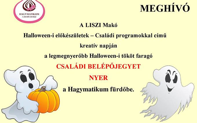 Halloween-i előkészületek a LISZI-ben - Nyerjen családi Hagymatikum belépőt